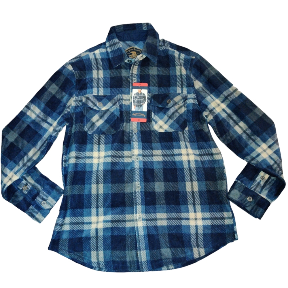 Freedom foundry Men's lightweight soft plaid fleece